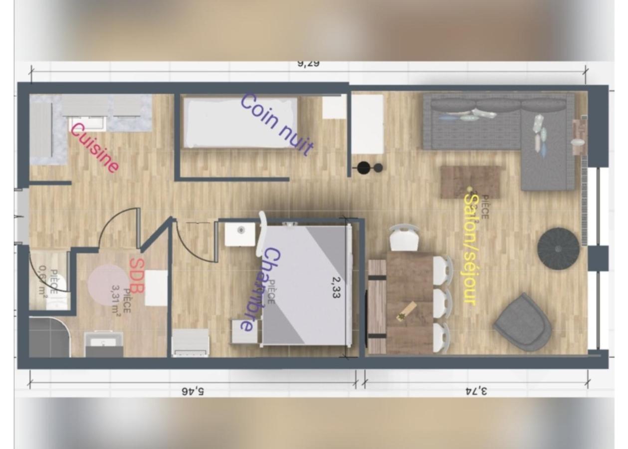 Appartement 6/7 personnes pied des pistes à Plagne centre La Plagne Exterior foto